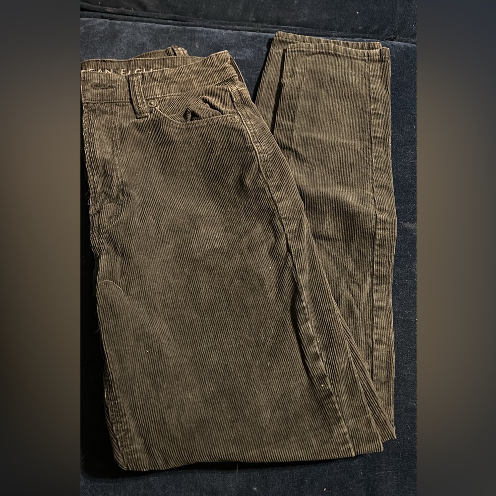 American Eagle Navy Corduroy Mom Jeans